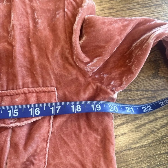 JCrew Velvet Popover Blouse, XS, EUC - Picture 4 of 5
